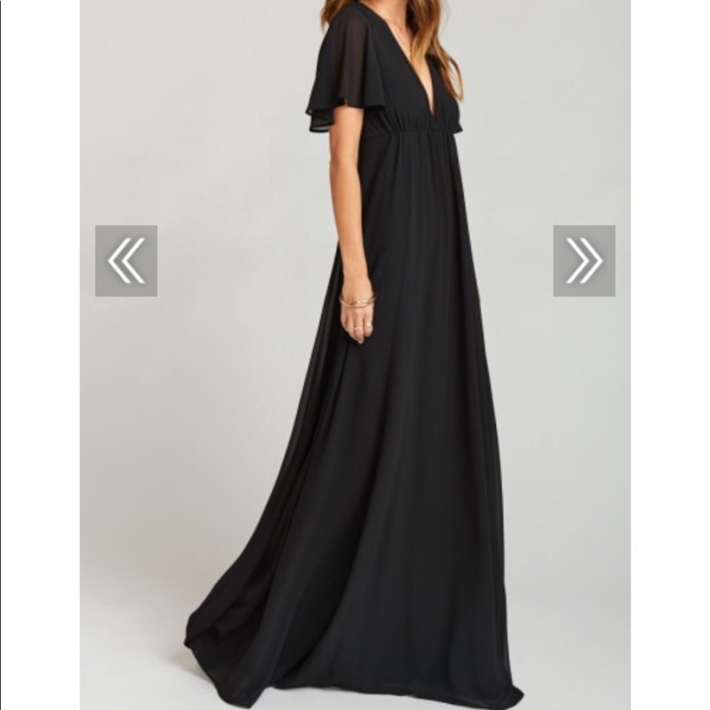 NWT Black Faye Flutter Dress - XXS - Picture 3 of 3